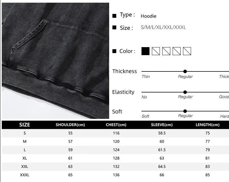 Naruto Vintage Streetwear Fashion Oversized Hoodie