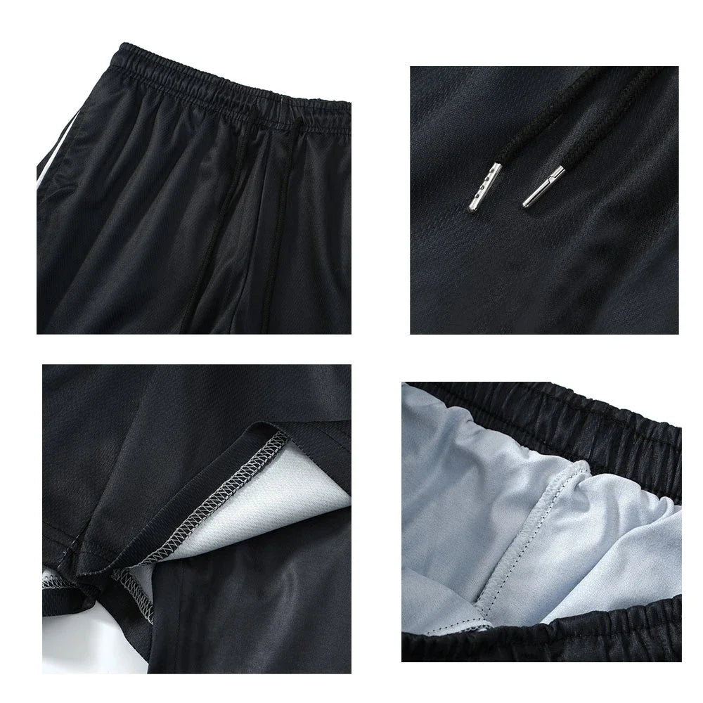 2 in 1 Compression Naruto Running Shorts for Men