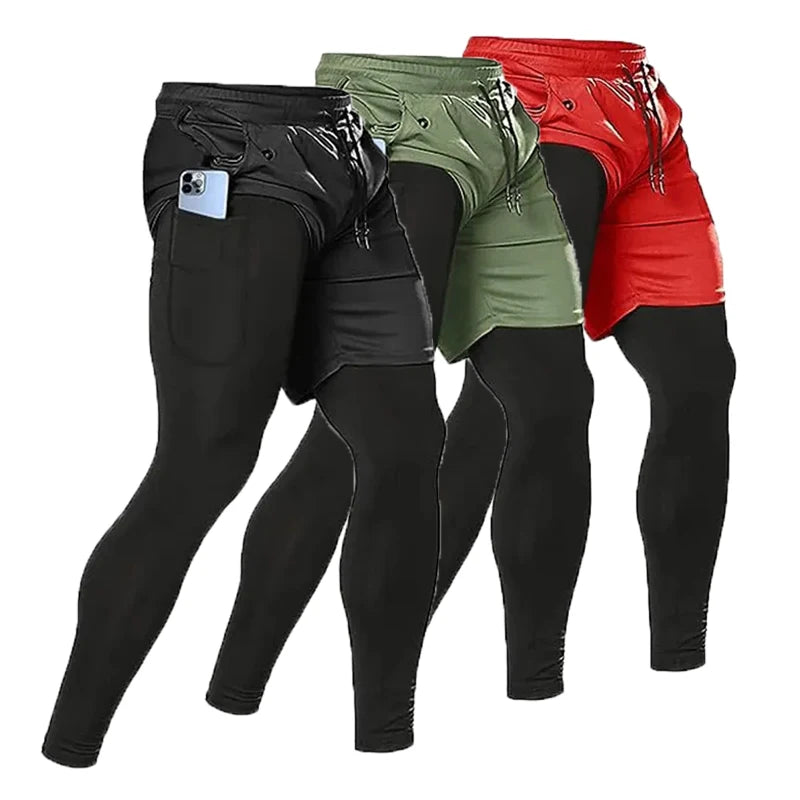 Compression Running Pants for Men