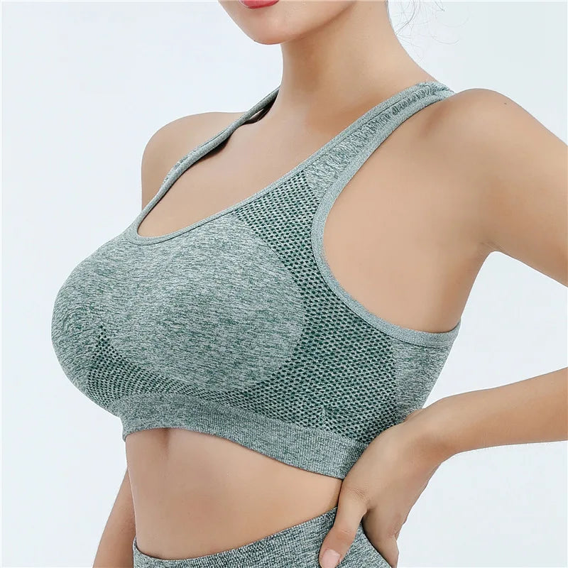 Women Sports Bra Push Up Fitness, Gym, Yoga, Underwear, Breathable Running Vest