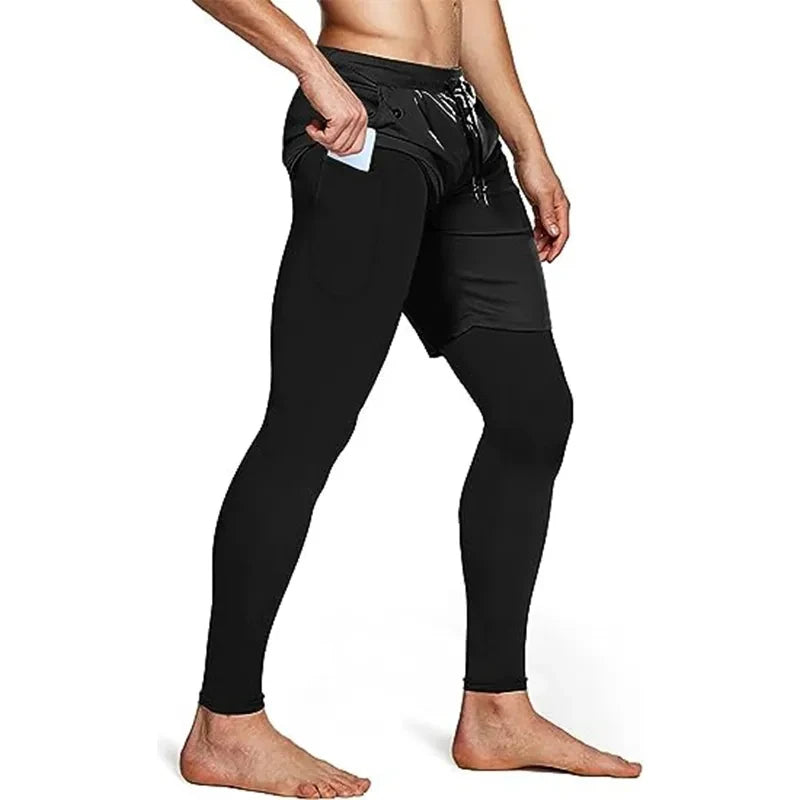 Compression Running Pants for Men